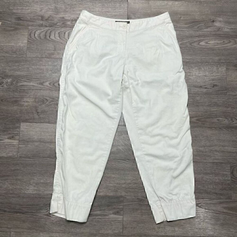 Tommy Bahama Capri Pants Womens Size 2 Beige Ellery Fit
